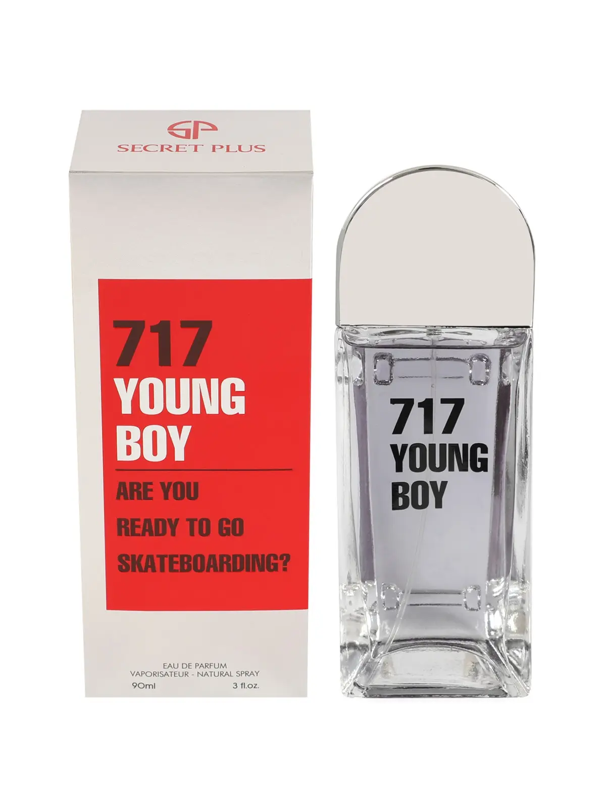 Secret Plus 717 Young Boy Eau de Parfum 90ml - Are You Ready to Go Skateboarding?