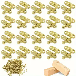 30pcs Tone Jewelry Box Latches with 240 Screws - Metal Locks for Home Decoration