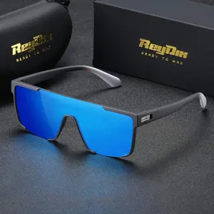 ReyDix unsex same polarized large frame one-piece outdoor sports driving fashion sunglasses UV400