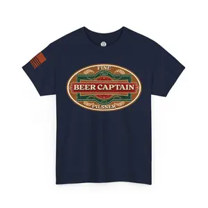 Fine Pilsner Beer Captain 1975 Drinking T-Shirt