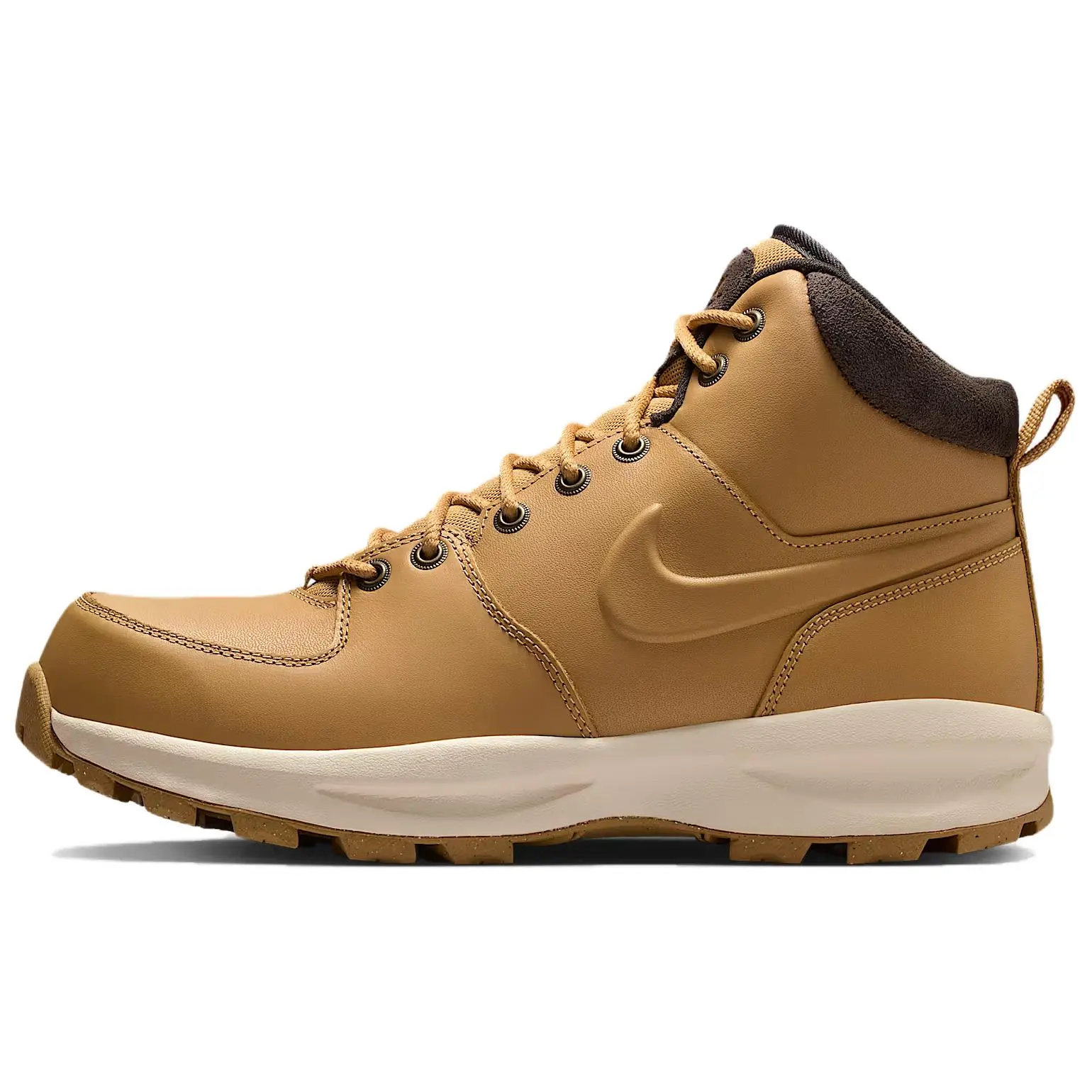 Nike Manoa Leather Haystack Birch Versatile Comfort Boots Men's Velvet Brown HF7095-700