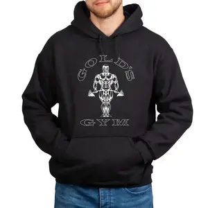 Men’s  90s Vintage Gym Hoodie Retro Graphic Pullover Hoodie Oversized Streetwear Trend Casual Athleisure Top