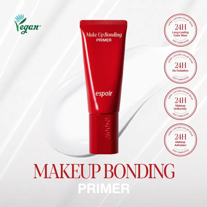 [Espoir Official][NEW] Makeup Bonding Primer | Hydrating Face Primer with Hyaluronic Acid, Smooths Skin & Grips Makeup | Vegan K-Beauty