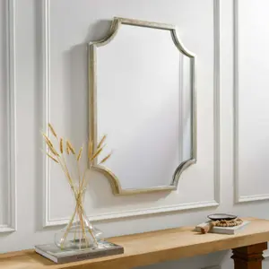 Surya Wall Decor & Mirrors Joslyn Modern Wall Mirror Silver Finish JSL-002