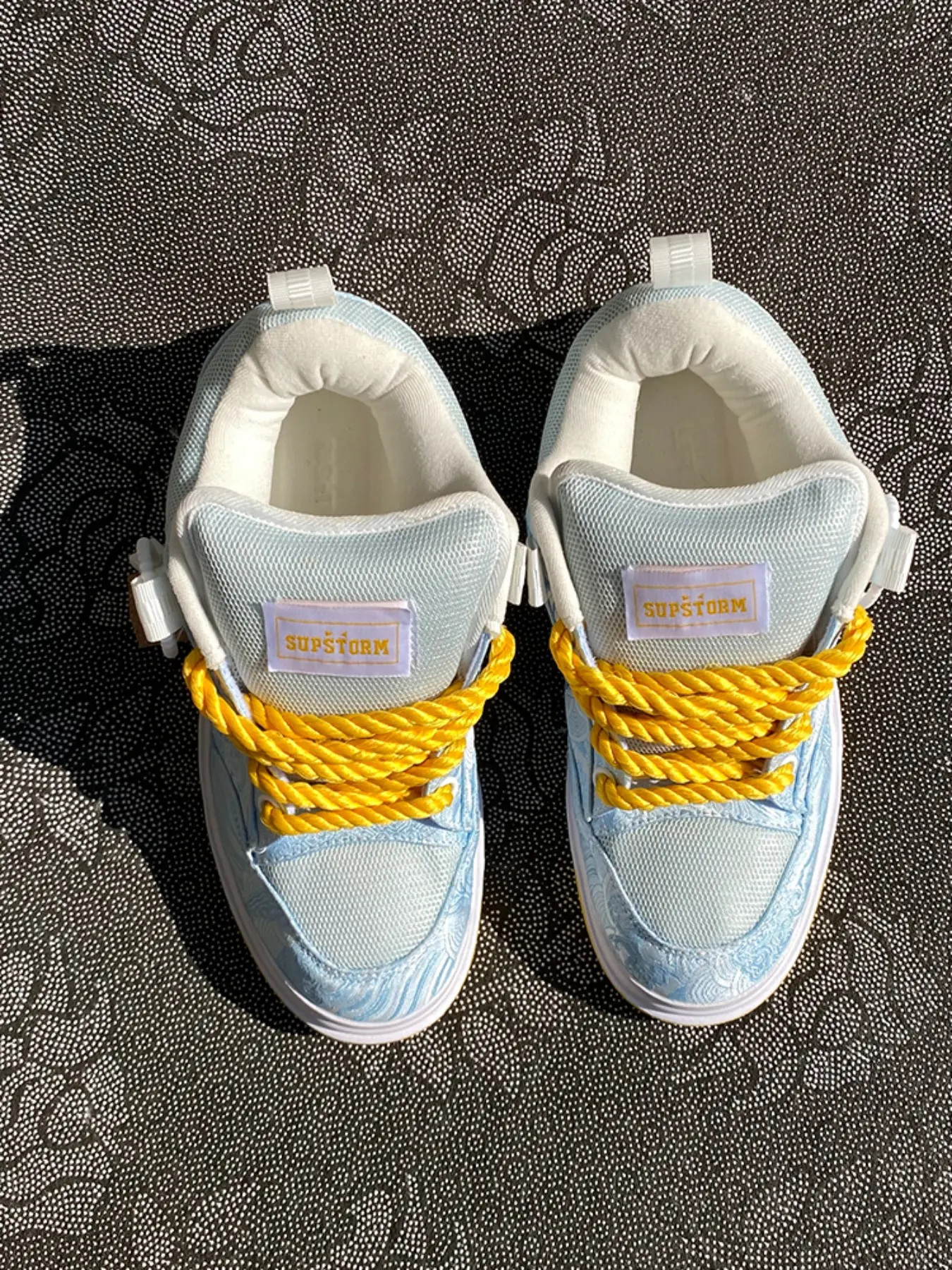 New Light Blue Low-Top Sneakers, Couple Matching Student Shoes, Trendy Men's Casual Canvas Shoes, Sports Shoes, Rubber, All Season Wear, Big Size Available