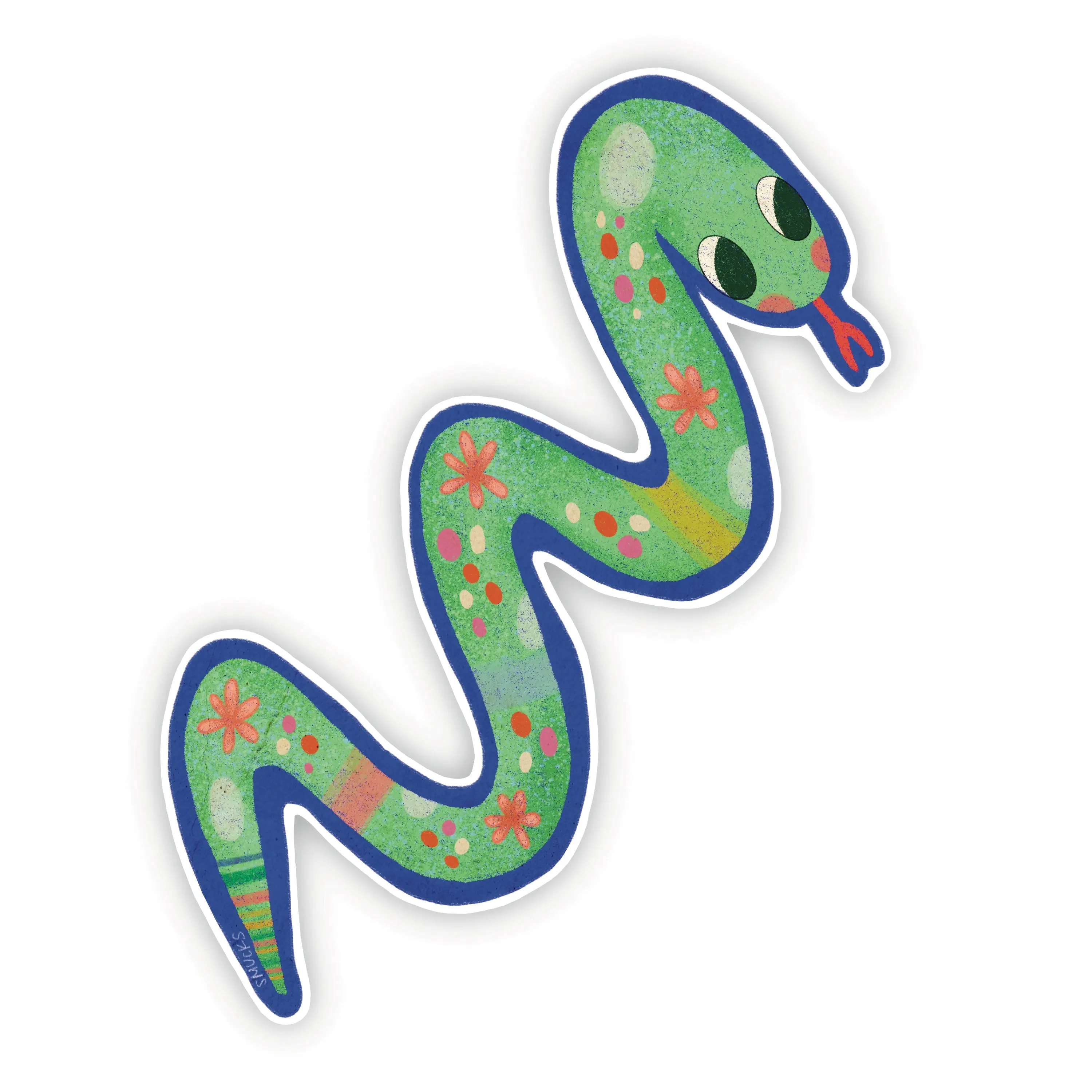 slithery snake sticker