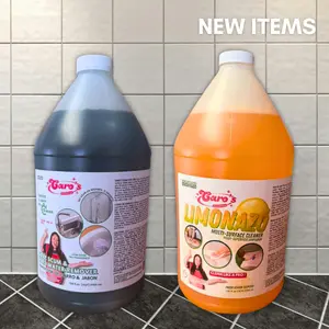 Caro's Pack - Soap scum & Hard Water Remover & (limonazo) Lemon Concentrated Multi-Sirface Cleaner Gallon 128 fl.oz - Cleaning Supplies, Home, Living, Showers, Bath, Surface Cleaners