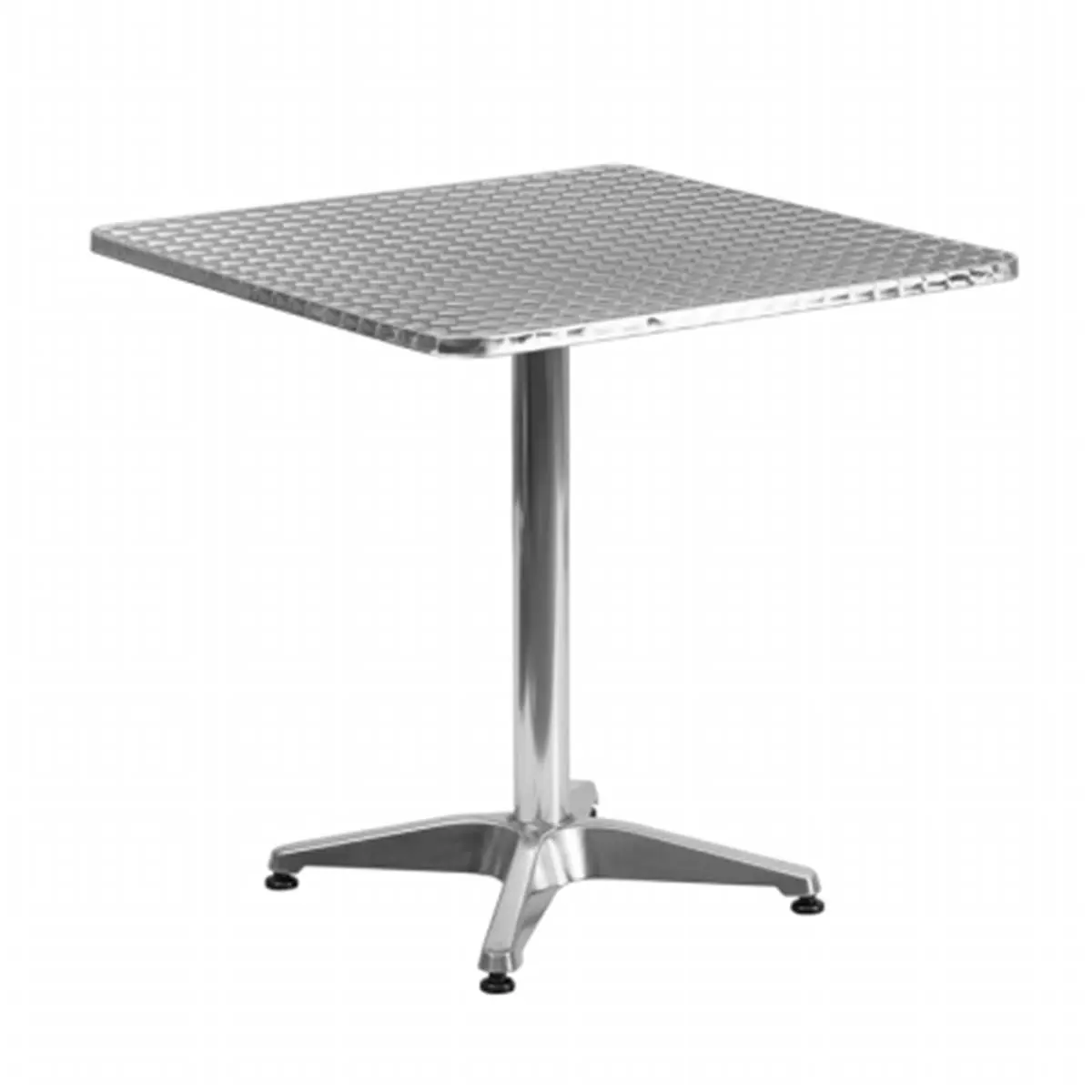 212 MAIN Square Aluminum Garden Dining Table - 27.5x27.5 in., Smooth Surface, All-Weather Indoor-Outdoor Patio Dining Table, Outdoor Living Furniture (Model TLH-053-2-GG)