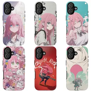 Bocchi-san Anime Phone Case Collection Suitable for iPhone 17-11 Pro Max/Plus and  Samsung Galaxy S23-25