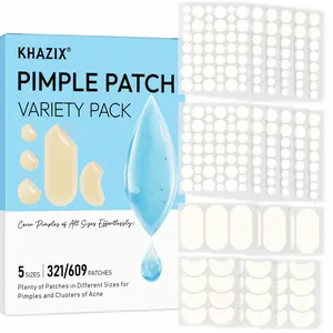 321/609pcs Acne Care Patches, 7 Different Sizes, Gentle Daily Cleansing Moisturizing, Covers Acnes, Non-Irritating, Suitable for All Skin Types
