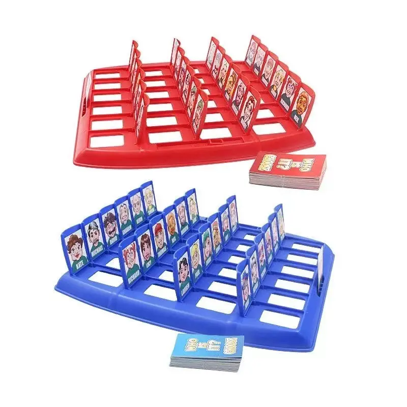 SKYQITIAN "Guess Who?" Tabletop Logic & Deduction Game - Parent-Child Interactive Character-Guessing Educational Board Toy
