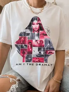 [Sale Up To 30%] + [Free Ship] CARDII Graphic T-shirt, Miss Drama Shirt, Rap Queen, Car-B Inspired Little Miss Drama Tour 2026 Shirt, Gift For Music Fans Shirt