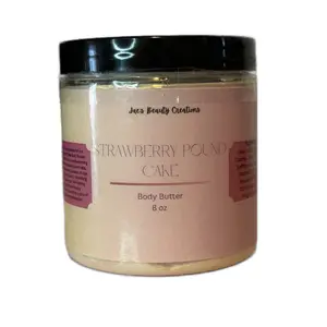Strawberry Pound Cake body butter                                   Made with all natural ingredients Body Care Lotions Fragrance Shea Butter Smooth Scented