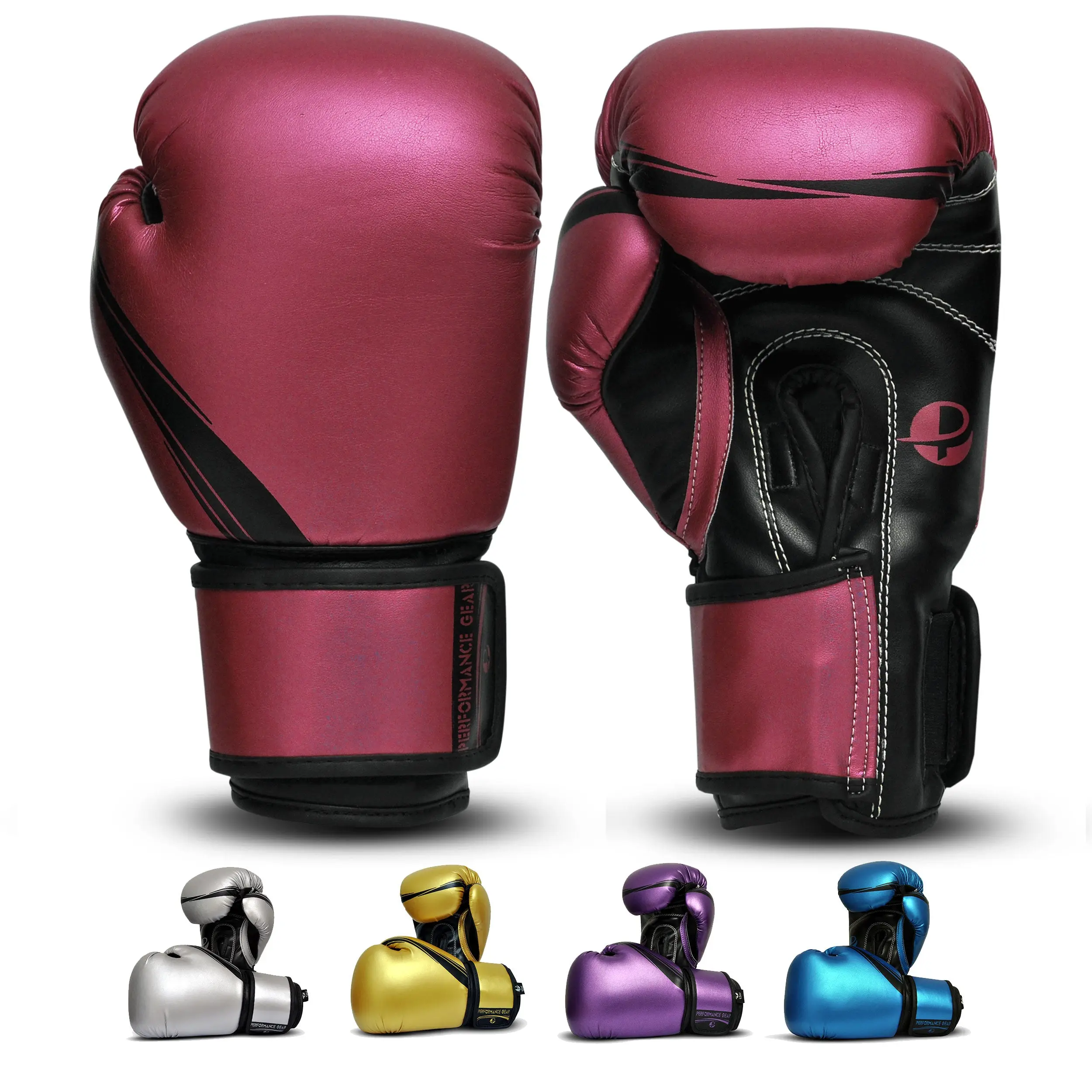 Metallic Boxing Gloves - MMA Muay Thai Training & Fight