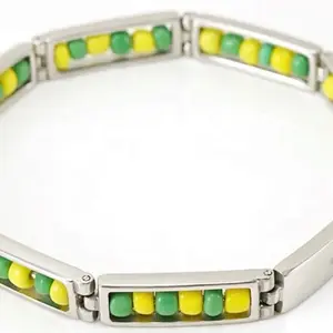 Orisha Bracelet Orunla Ilde Stainless Steel 8.25" (21cm) Chain Length