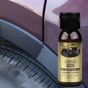 Car Plastic Restorer, Ceramic Coating, Long-lasting Protect Repair, Plastic Trim & Rubber Care, Professional Car Care Product