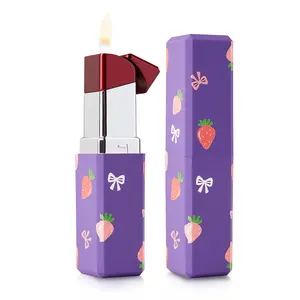 [Pre-Filled] Soft Flame Refillable Butane Lipstick Lighter, Novelty Adjustable Open Flame Lighter with Two Adjustment Sheet , Nice Gift for Girls,Women,Girlfriend on Birthday,Anniversary