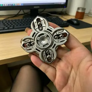 Gods' Oracle Alloy Finger Spinner, Adult Edc Stress Relief Toy, Third Generation Volatile Model, Handheld Fidget Device