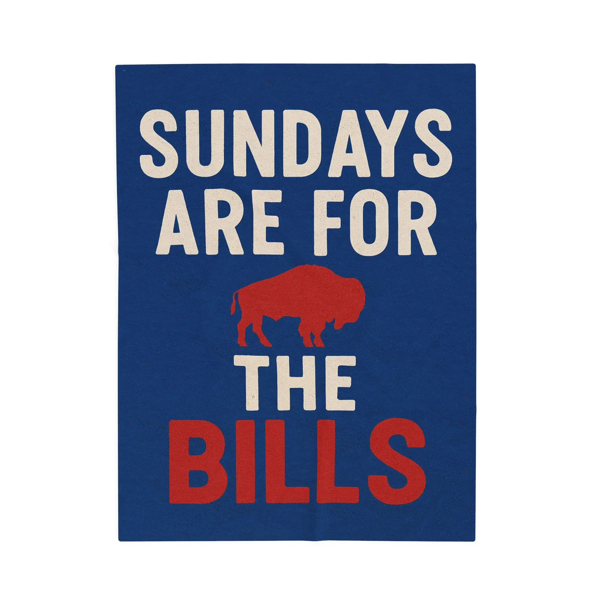 Buffalo Bills Plush Blanket - Cozy Sports Gift for Game Day, Birthday, Tailgating, Home Decor, Fan Blanket