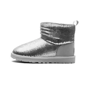 Classic Mini Boot WMNS "Mirror Ball Silver" 1151291 SLVR