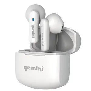Gemini Sound GEBX-100 True Wireless Earbuds Bluetooth 5.4 with Charging Case High-Quality Sound Low-Profile Fit for Creators Commuters and Gamers