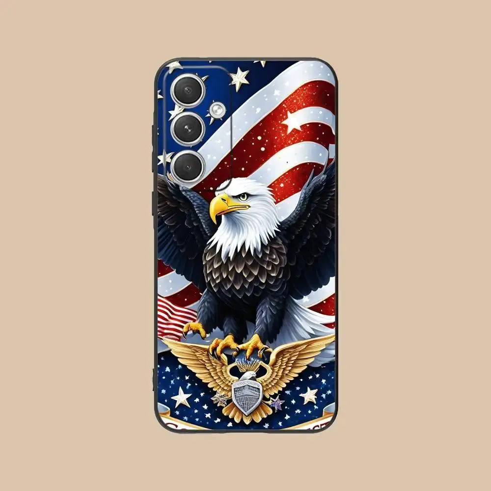 USA Flag Soft Lightweight Silicon Cellphone Case - Shockproof, Customized Colorful Multi-Model Cover for Samsung Galaxy S26 S25 S24 S23 S22 S21 A14 A15 A16 A35 Plus FE Ultra Mobile Phone Accessories