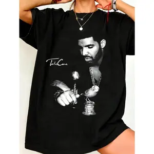 Drake T-Shirt _ Rap Merch Graphic Tee _ Takecare _ Rare Hip Hop Graphic Print