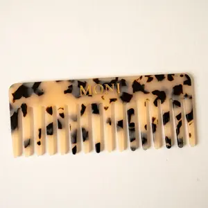 Personalized Custom Monogrammed Name Comb Tortoise Shell
