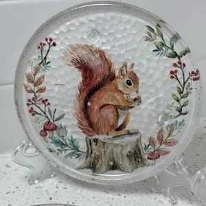 Decorative Plates for Candles - Perfect Ornaments for Home Decor - Freshener Set 4