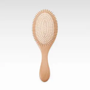 Metal Tip Hair Brush - The Kacey Welch Method , All Hair Types, Detangling, Smoothing,  Made With Natural Bamboo