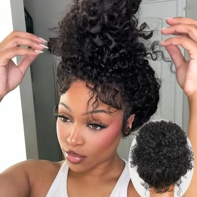 Urody Hidden Strap 360 Deep Wave Lace Front Wigs Human Hair 180% Density 360 Lace Wigs Pre plucked with Drawstring 360 Body Wave HD Full Lace Front Wigs #FallFreshness