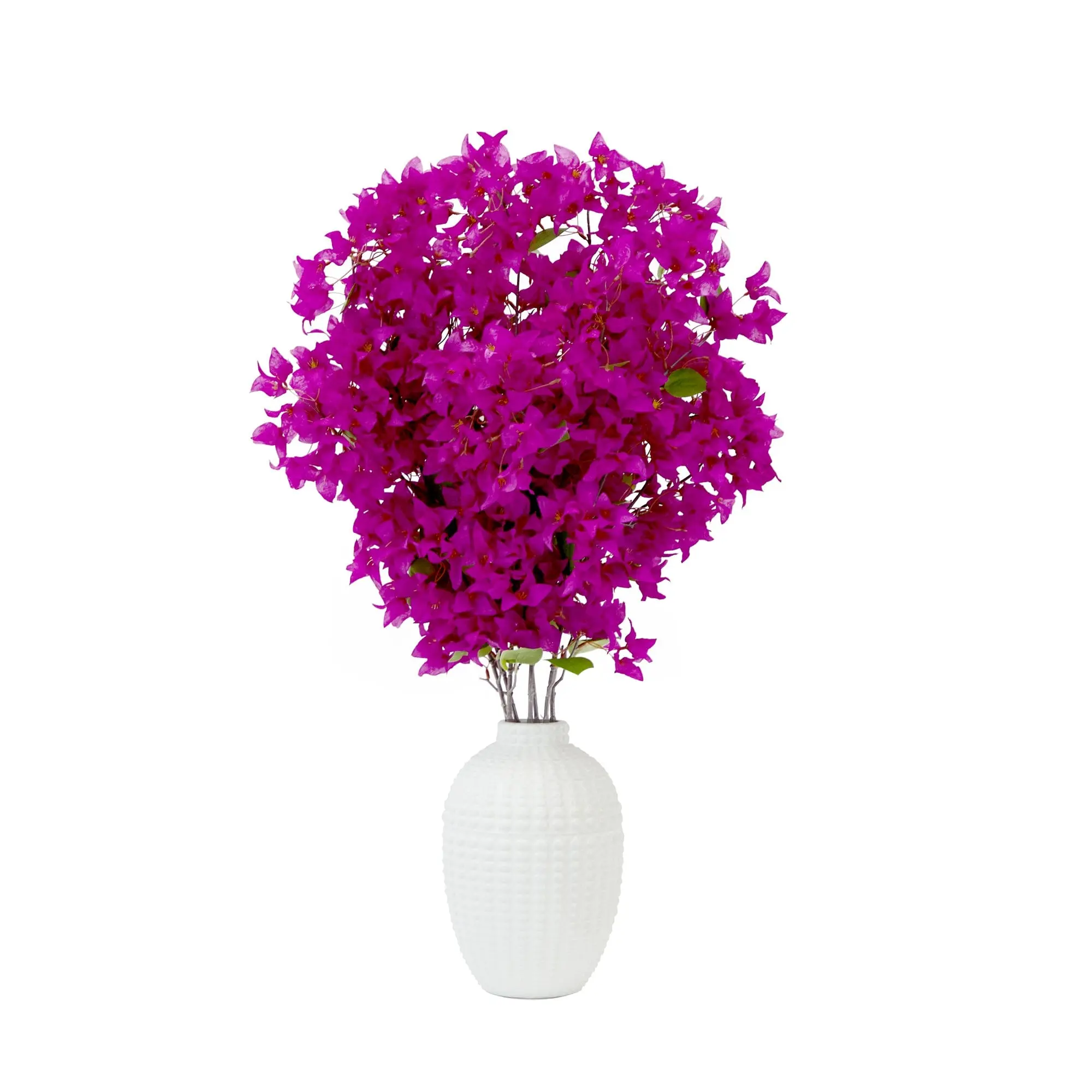 40” Artificial Purple Bougainvillea Arrangement with Vase 40” Artificial Purple Bougainvillea Arrangement with Vase