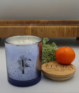 Flora Hand Poured Organic Coconut Wax Candle Golden Neroli - 10oz