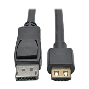 Tripp Lite P582-006-HD-V2A 6 ft. Digital DisplayPort to HDMI Adapter Cable, Projector-Ready, Secure Plug, High-Speed Port Connector