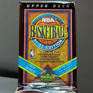 Upper Deck 1991-92 NBA Basketball 12 Card Pack with Possible Jerry West Autograph Collectors Choice Inaugural Edition