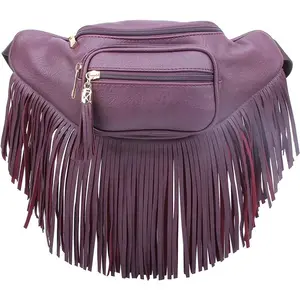 Fashion World Fashion Fringe Tassel Fanny Pack Waist Bag