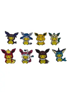 8 Pokemon Pins Eeveelutions, Metal Enamel Pins