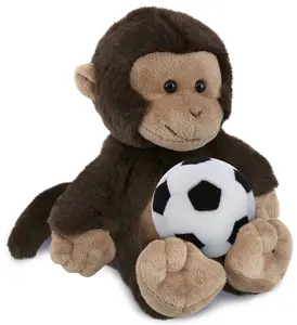 SUPER-SOFT PLUSH - MONKEY 9" WITH SOCCER PLUSH SUPER-SOFT PLUSH - MONKEY 9" WITH SOCCER PLUSH