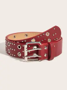 Modern Punk Studded Waist Belt, Fashion Accessory for Trendsetters, Bold and Versatile Design, Perfect for Daily Wear, All-Season Casual Style