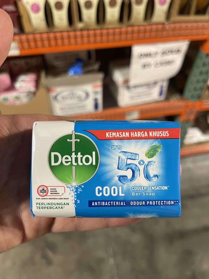 Pack of 6 Dettol Antibacterial Soap Bars, 100g Each - Body Care Body Wash Cleansing Comfort Cleanser Skin Repair