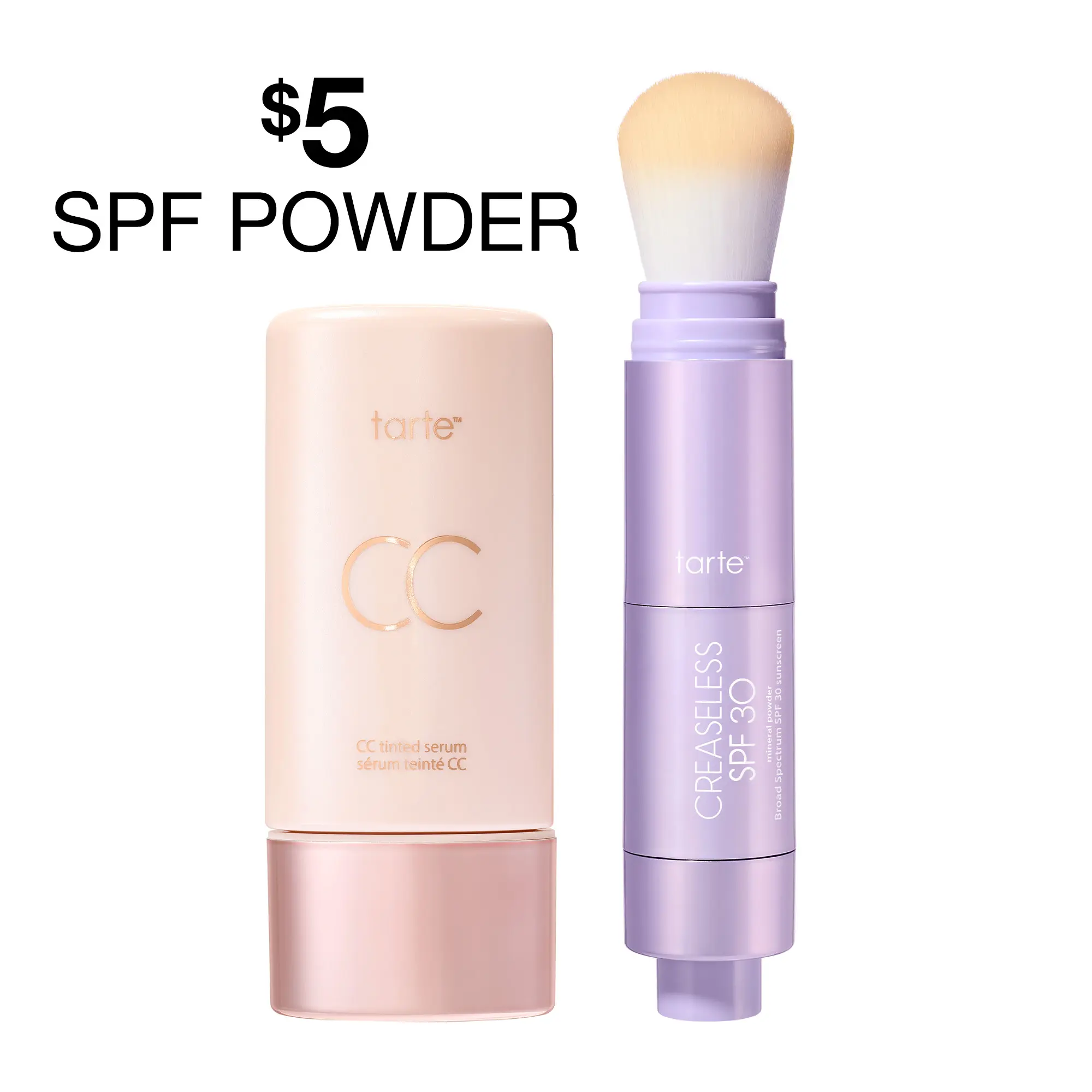 tarte summer skin essentials - CC color-correcting tinted serum + creaseless setting powder tarte summer skin essentials - CC color-correcting tinted serum + creaseless setting powder