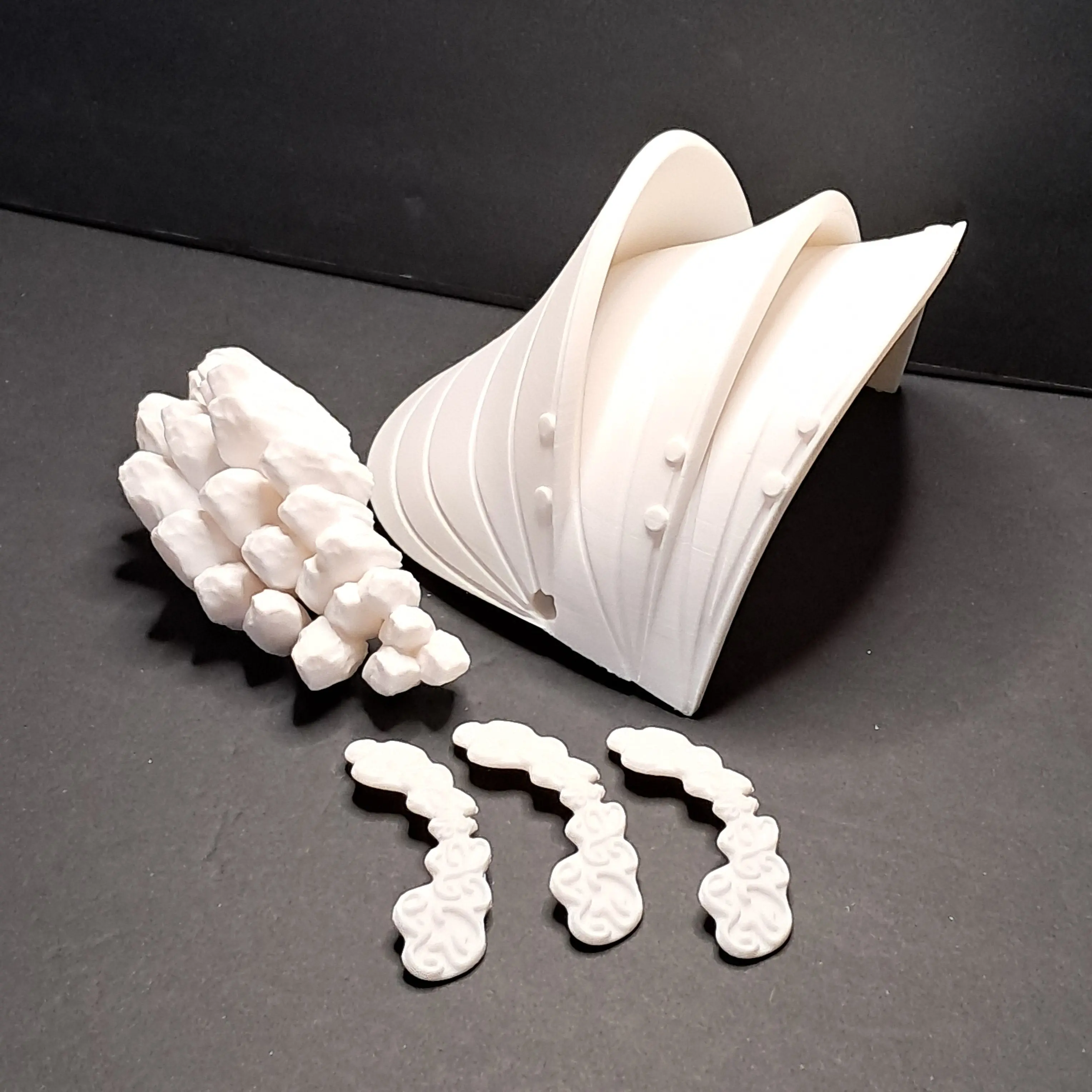 3D Printed Fantasy Shoulder Costume Accessory, Home Decor Statue for Cosplay Enthusiasts