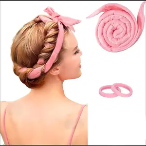 Heatless Curls Headband Haircare Durable Comfortable