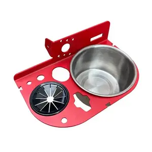 Steel Portable Fixed Ladder Rack Step Ladder Tool Holder Hanging Storage Shelf Cargo Hold Tool Pouch Ladder Accessory