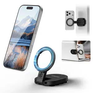 IMOLI MA39 MagLock Suction   Cup Phone Mount Desktop Stand for  iPhone 17 16 15 14 with Suction Bottom for Wall Glass