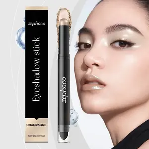 Viral Eye Must-Have! Zephoco Champagne Stick Silky Lightweight Glide 3D Brighten