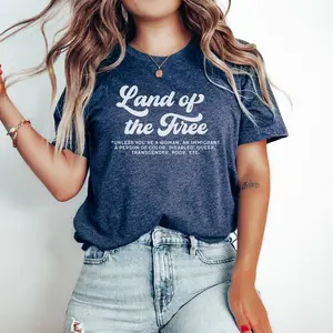 Land of the Free T-Shirt Crewneck Unisex Top