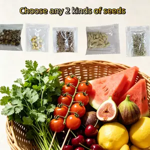 Fruit & Veggie Seed Bundle – Pick Any 2: Cherry, Fig, Lemon, Lime, Watermelon, Grape Tomato, Cilantro | Grow Your Own Garden