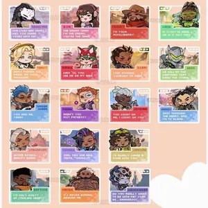 18 Ops Overwatch Dating Sim Acrylic Keychains (NOT COMBO 18)
