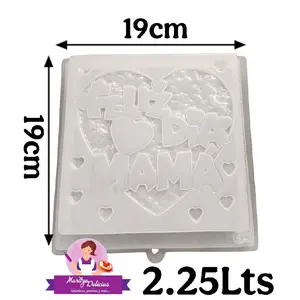 Mom Square Jello Mold / Mamá Cuadrado Molde Gelatina